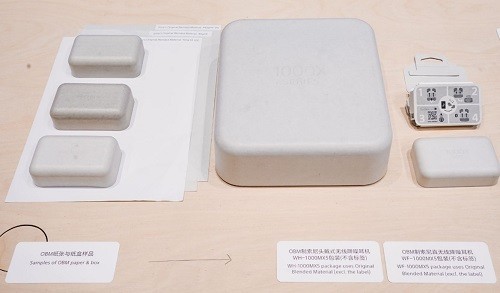 "原生混合材料"OBM制作的耳机包装盒